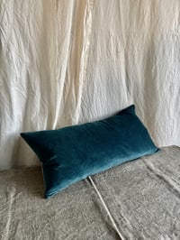 Image 1 of 508 - DEEP DIVE - hand dyed velvet with linen back