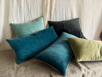 Image 3 of 508 - DEEP DIVE - hand dyed velvet with linen back