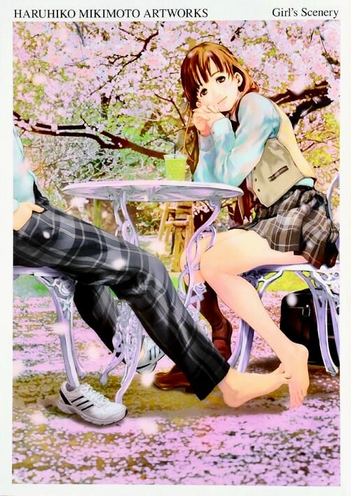 Haruhiko Mikimoto's Art Book - Girl’s Scenery