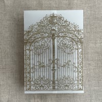 Image 21 of Castle gate printed vellum wrap for 5x7 cards - pack of 10 -