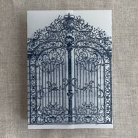 Image 22 of Castle gate printed vellum wrap for 5x7 cards - pack of 10 -