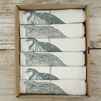 Image 1 of Organic Cotton Game Birds Napkin – Boxed Set of 6