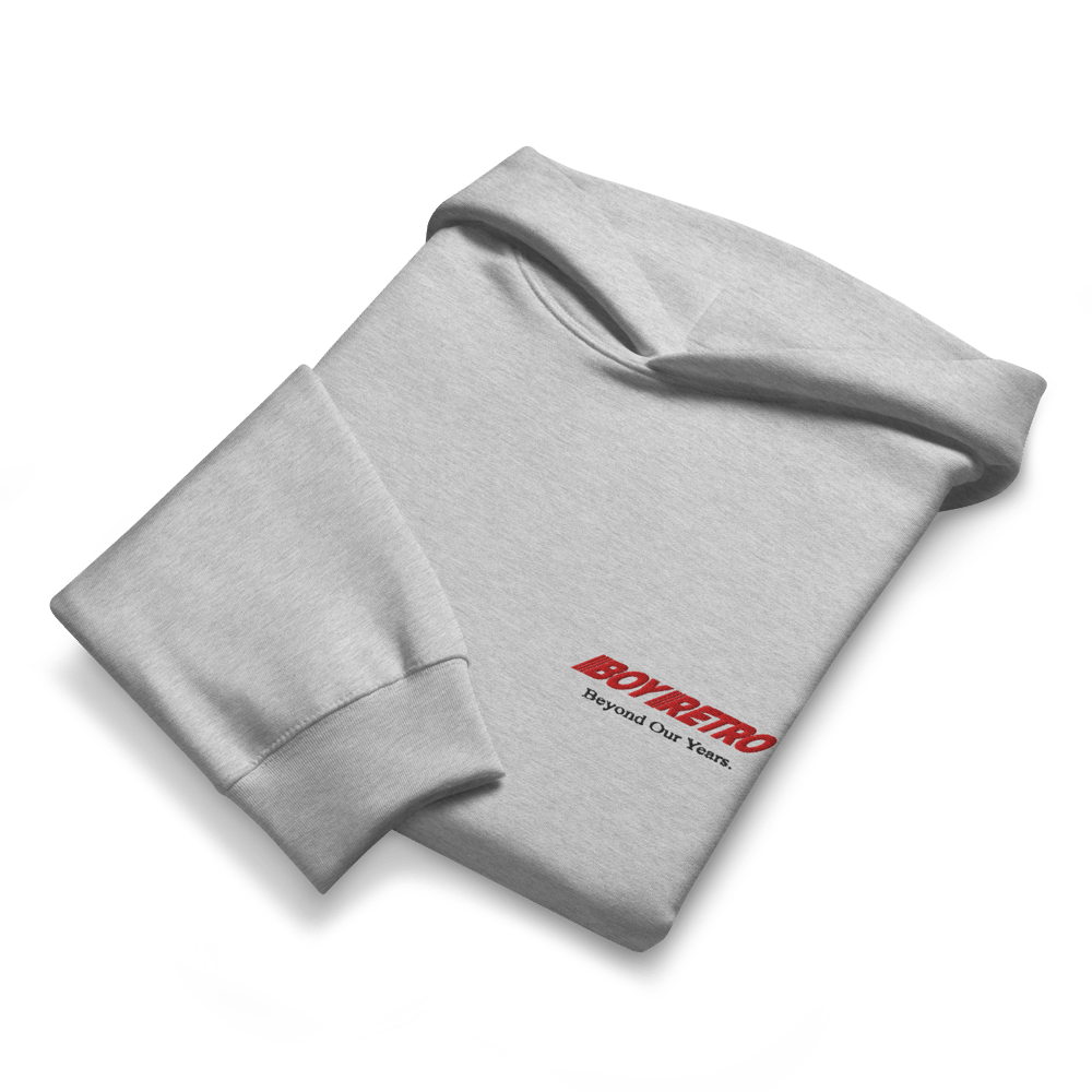 Boy Retro ‘Basic Logo’ Hoodie 2.0 (Grey)
