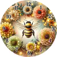 Image 2 of 🕒🎨 3D Printed 9-Inch Wall Clock – 3D UV Printed Designer Faces