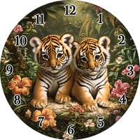 Image 3 of 🕒🎨 3D Printed 9-Inch Wall Clock – 3D UV Printed Designer Faces