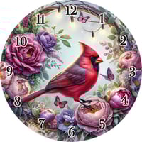 Image 8 of 🕒🎨 3D Printed 9-Inch Wall Clock – 3D UV Printed Designer Faces