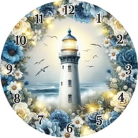 Image 9 of 🕒🎨 3D Printed 9-Inch Wall Clock – 3D UV Printed Designer Faces