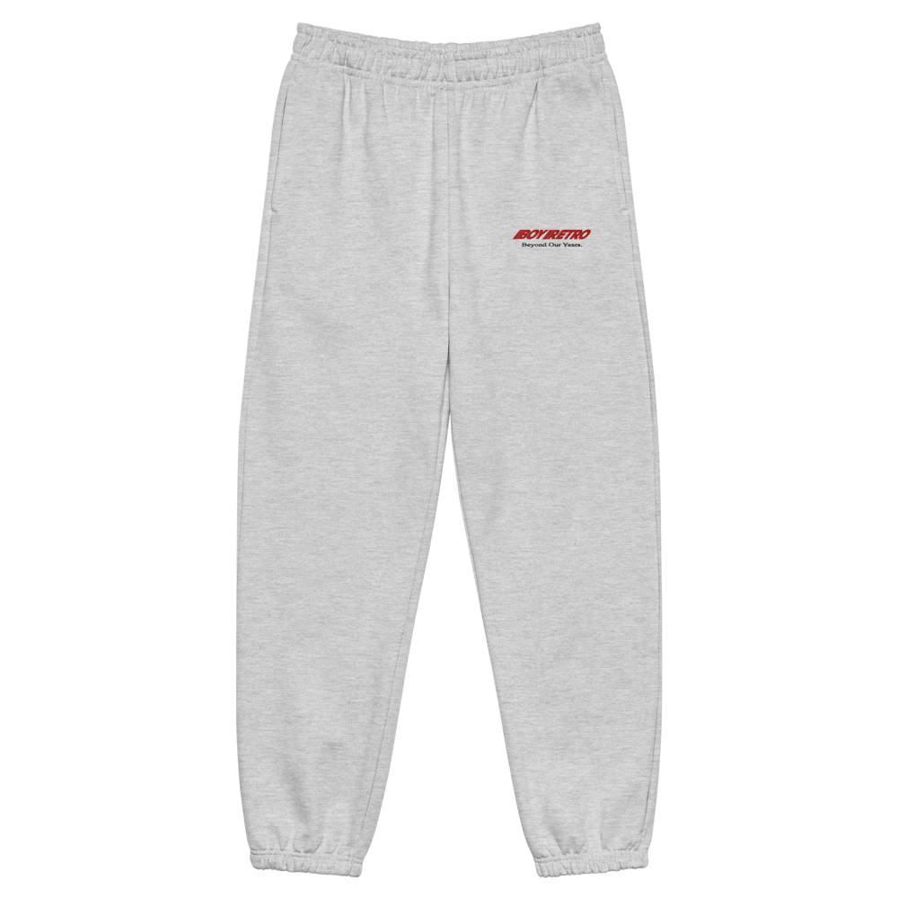 Boy Retro ‘Basic Logo” Sweatpants (Grey)