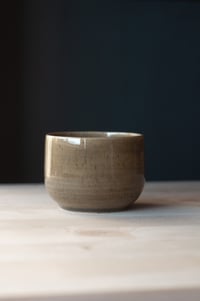 Image 2 of Cappuccino Mug - Green Speckled Glaze 