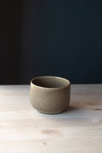 Image 3 of Cappuccino Mug - Green Speckled Glaze 