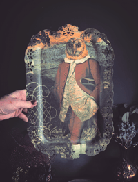 Owl Gentleman tray