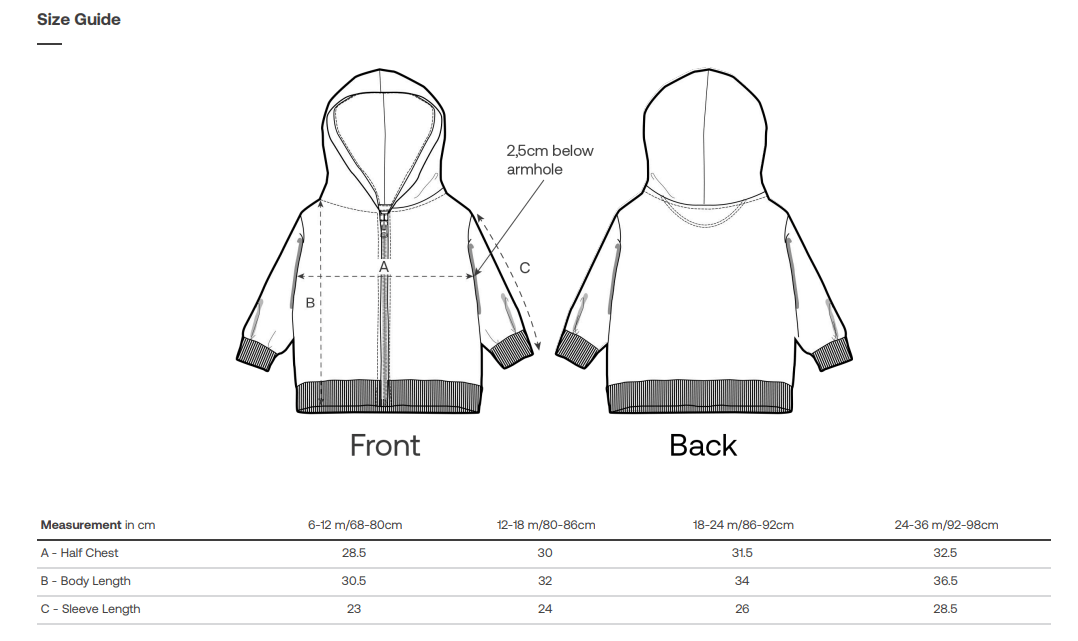 Image of  BABY Summer Sprinkles - Cotton Pink zipped hoody