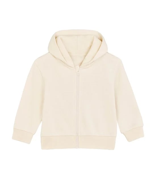 Image of BABY Summer Sprinkles - Natural Raw zipped hoody