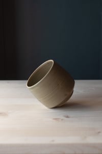 Image 2 of Cappuccino Mug - Satine Matte Green  Glaze 2