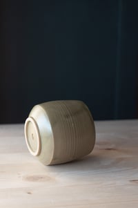 Image 3 of Cappuccino Mug - Satine Matte Green  Glaze 2