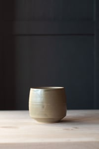 Image 1 of Cappuccino Mug - Satine Matte Green  Glaze 2