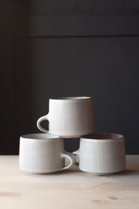 Image 3 of Coffe cup - White and creamy Glaze 
