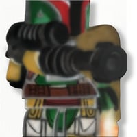 Image 2 of Lego Boba Fett Painting 