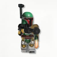 Image 1 of Lego Boba Fett Painting 