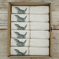 Image 2 of Organic Cotton Wren Napkin – Boxed Set of 6