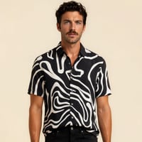 Camisa laberinto negra