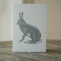 Hare Greetings Card