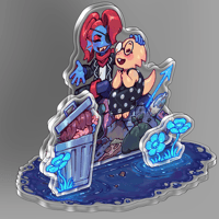 Acrylic Standee "Undyne, Alphys and Frisk"