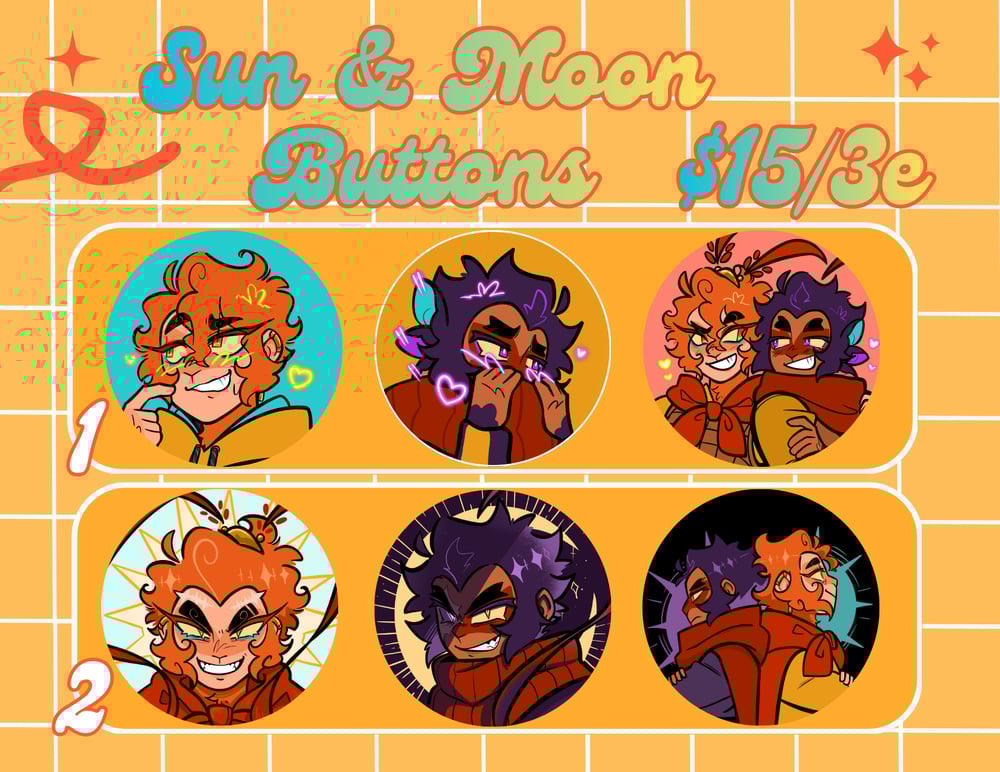 Image of Sun & Moon Buttons