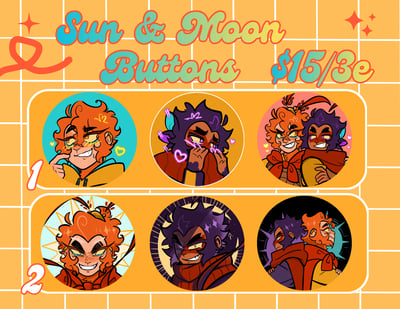 Image of Sun & Moon Buttons