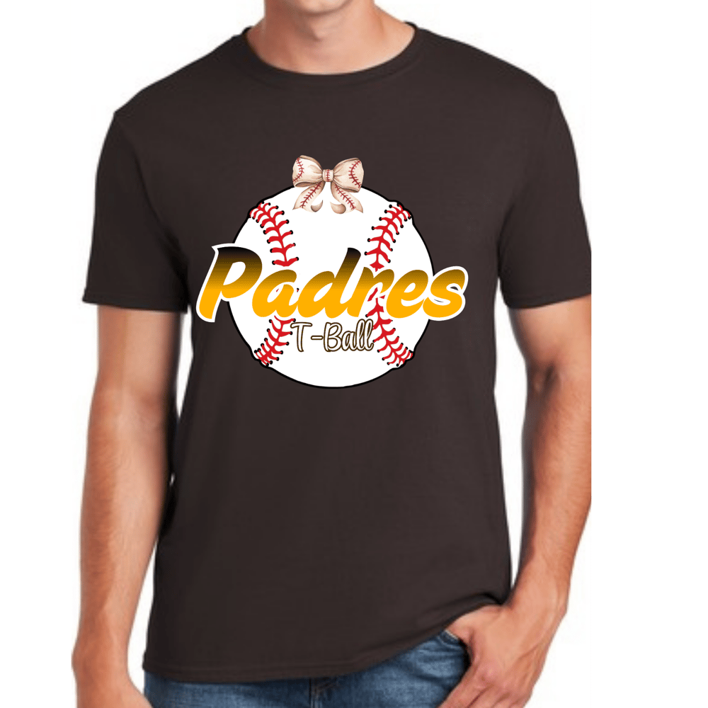 Image of Padres Tball Bow