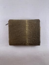 Image 2 of LITHUANIAN LINEN WALLET / SHIBORI #012