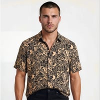 Image 2 of Camisa mil hojas negras