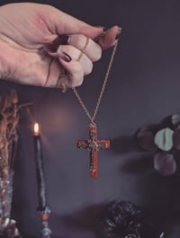 Image 2 of Vintage cross necklace