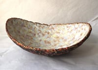 Image 3 of Organic Sculptural Bowl | Handmade Textured Paper Mache Decor