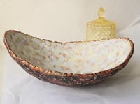 Image 6 of Organic Sculptural Bowl | Handmade Textured Paper Mache Decor