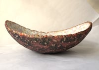Image 7 of Organic Sculptural Bowl | Handmade Textured Paper Mache Decor