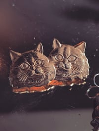 Image 3 of Vintage cat earrings 