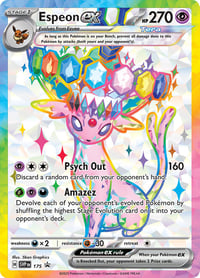 Espeon ex - 175 - SV: Scarlet & Violet Promo Cards - Near Mint