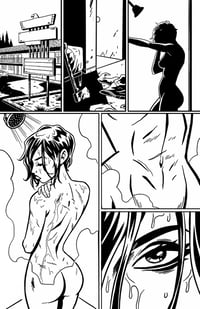 Copy of ORIGINAL ART: Dead at 17: Revival Interior Page (Shower)