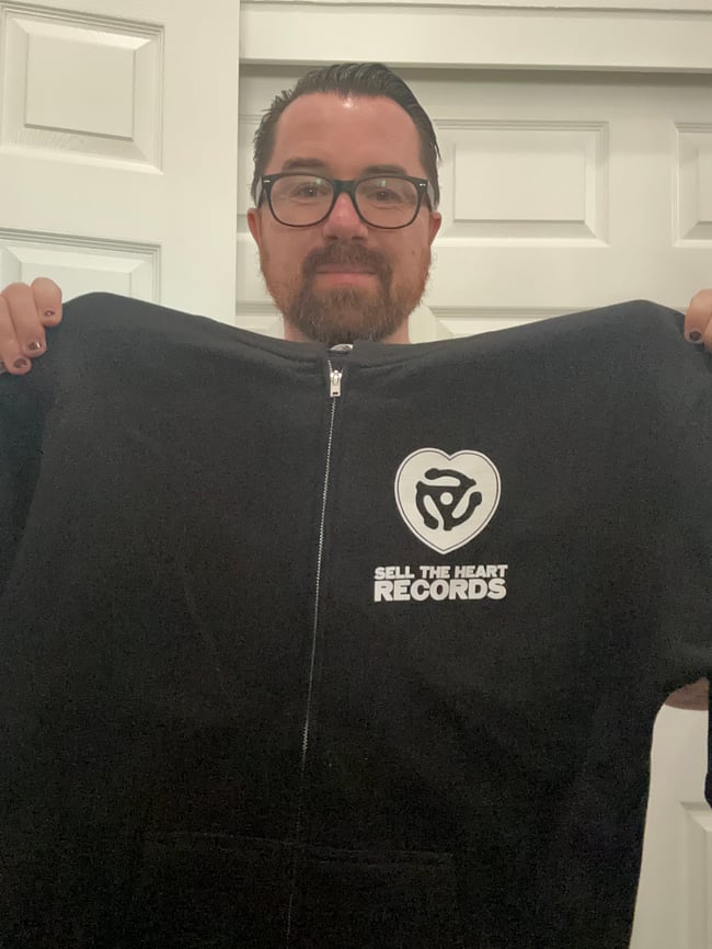Sell The Heart Records Zip Up Hoodie