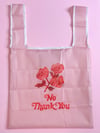 No Thank You Rose Foldable Reusable Tote Bag