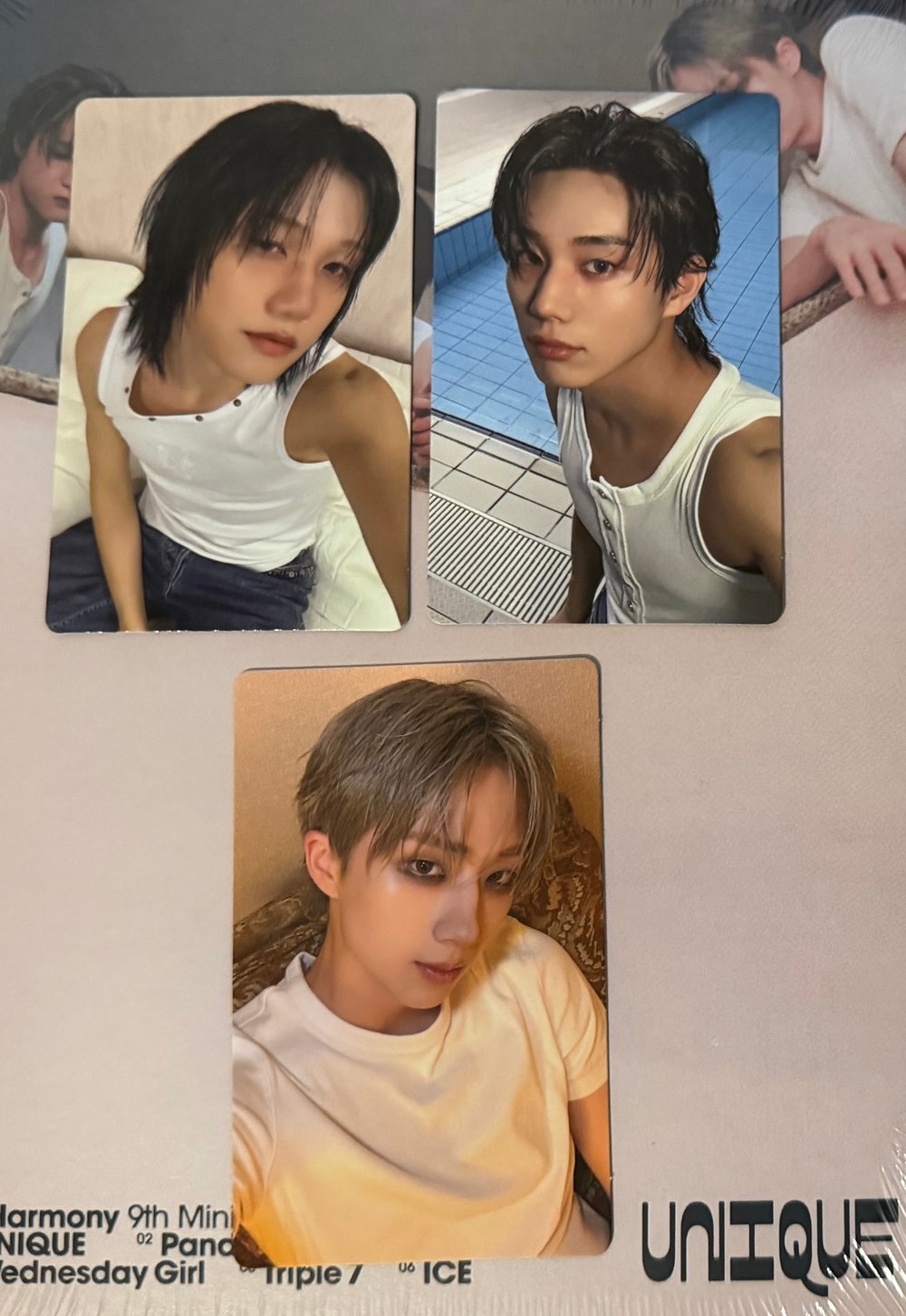Image of P1Harmony ‘UNIQUE’ Weverse Shop POB Photocard’s