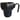 Black Granite - Artisan hand glazed ErgoCup, 10 oz