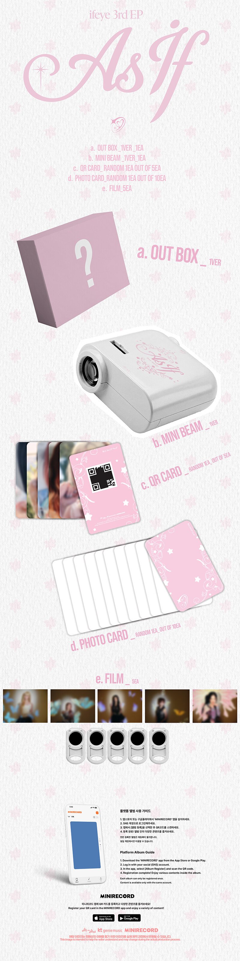 Image of [PRE-ORDER] ifeye ‘As if’ (minibeam Ver.)