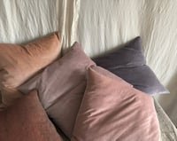 Image 2 of 487 - CAMPERDOWN - hand dyed velvet with linen back