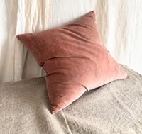 Image 1 of 487 - CAMPERDOWN - hand dyed velvet with linen back