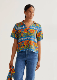 Image 1 of Kesha Button Up Top