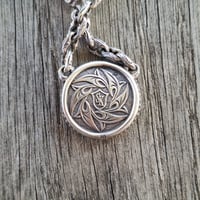 Image 3 of Scott Kay Angel Pendant Necklace, c. 2010s