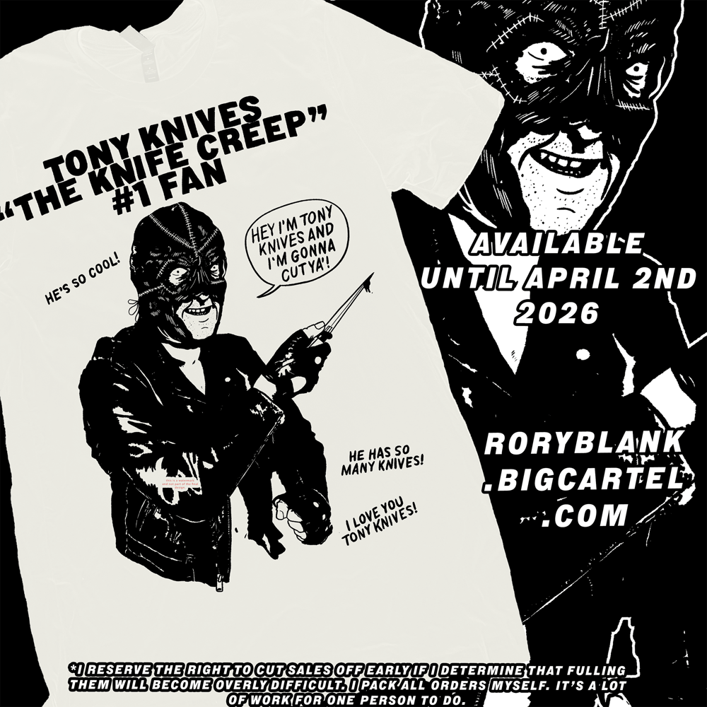 Image of Tony Knives (Order by April 2nd 2026) - off-white