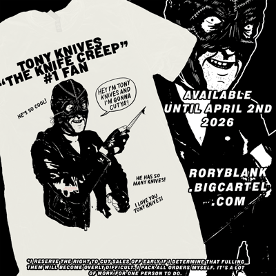 Image of Tony Knives (Order by April 2nd 2026) - off-white